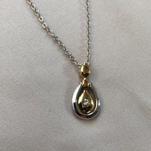 Lia Sophia two tone necklace NWT